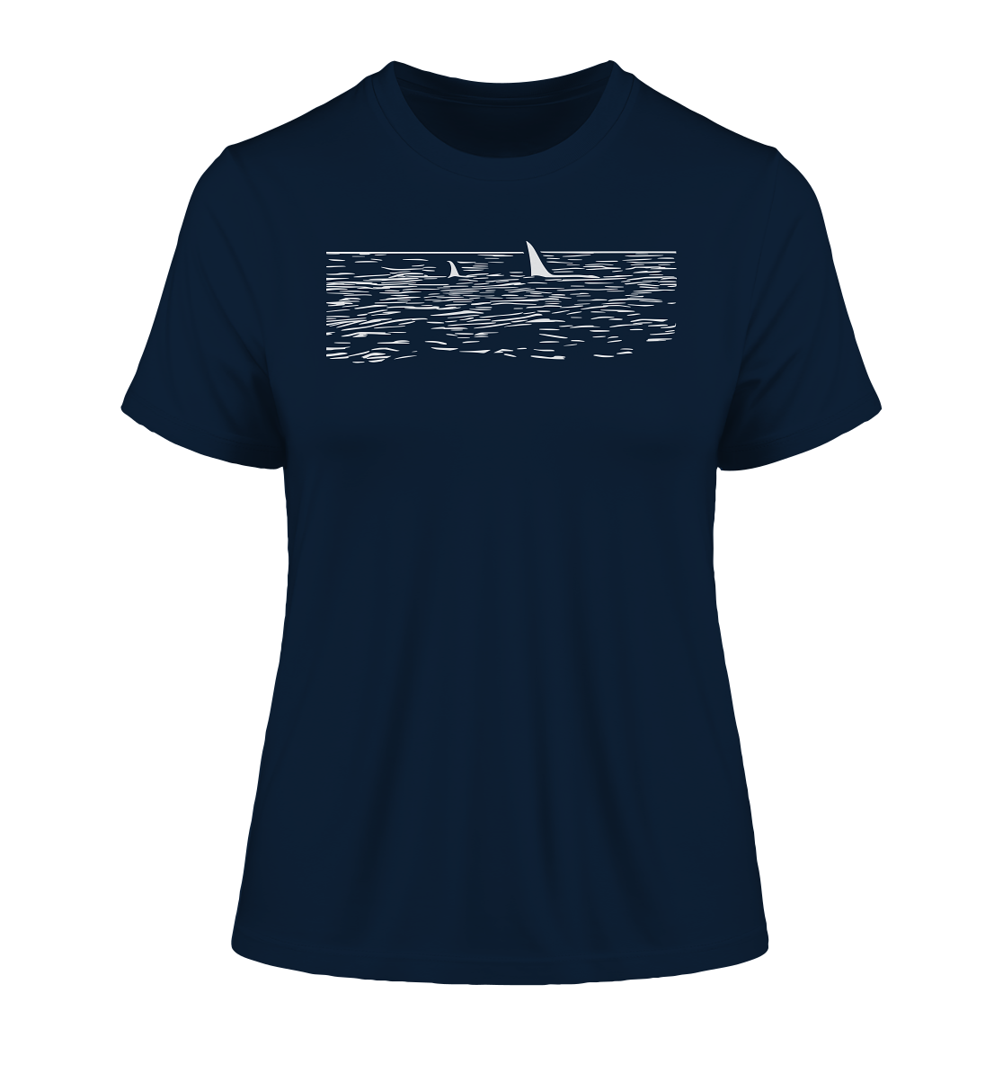 alohema "Ein orca kommt selten allein" - Fitted Ladies Organic Shirt