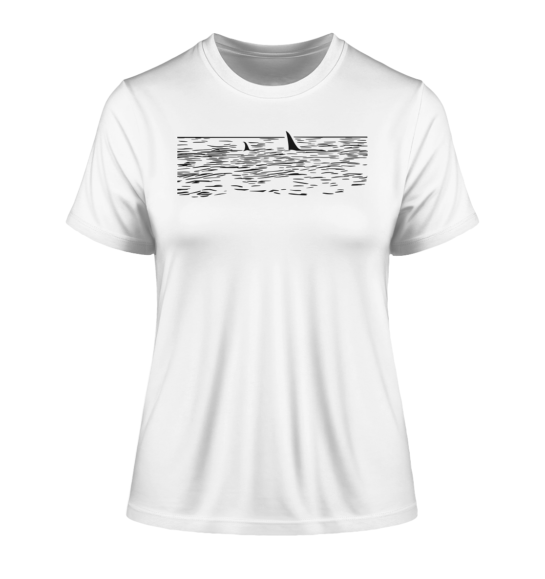 alohema "Ein orca kommt selten allein" - Fitted Ladies Organic Shirt