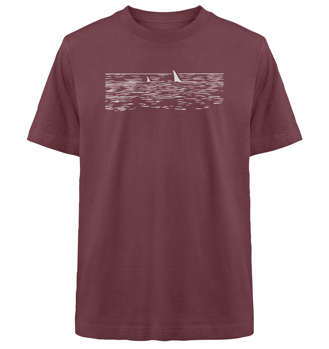 alohema "Ein orca kommt selten allein" - Heavy Oversized Organic Shirt