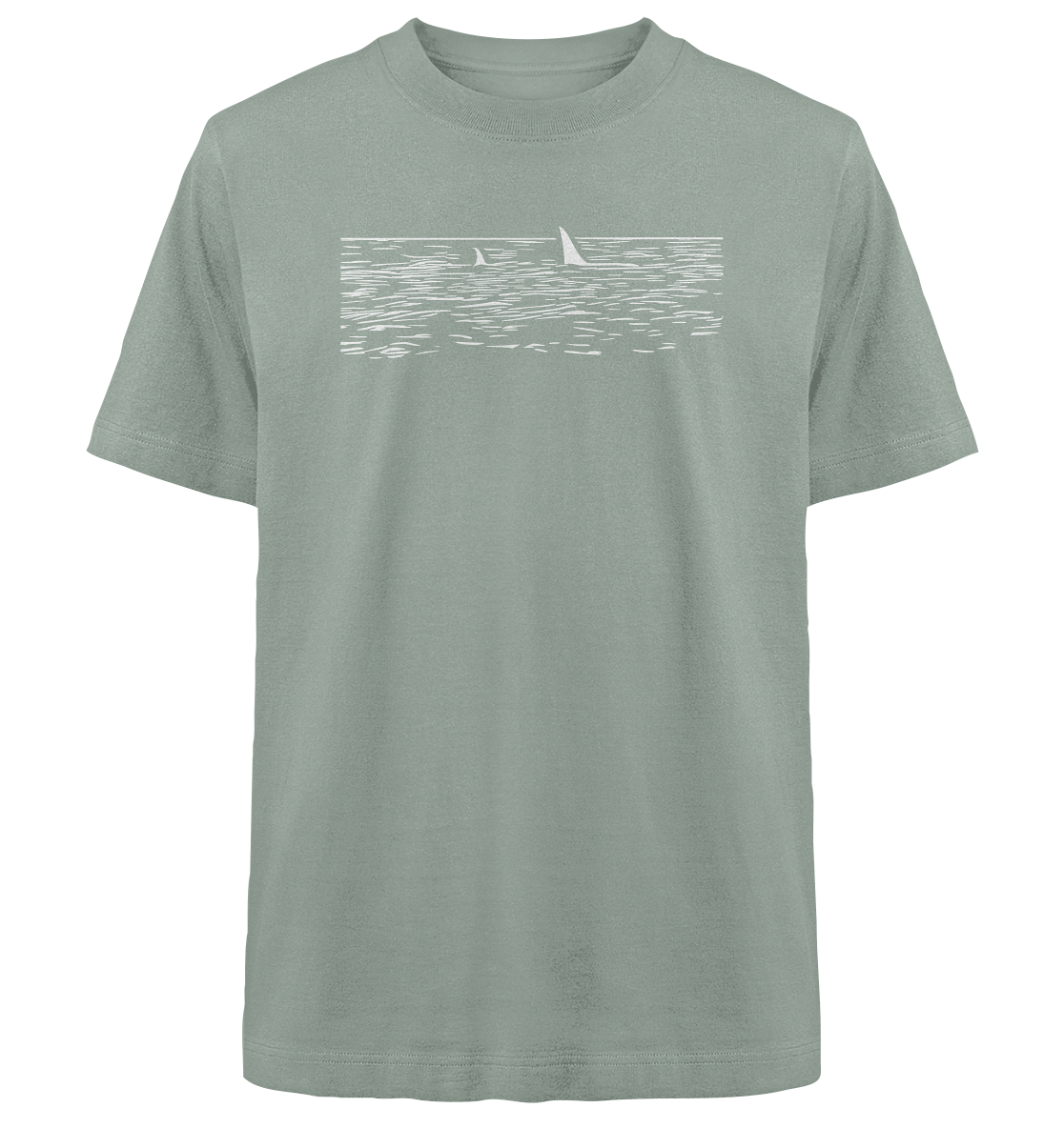 alohema "Ein orca kommt selten allein" - Heavy Oversized Organic Shirt