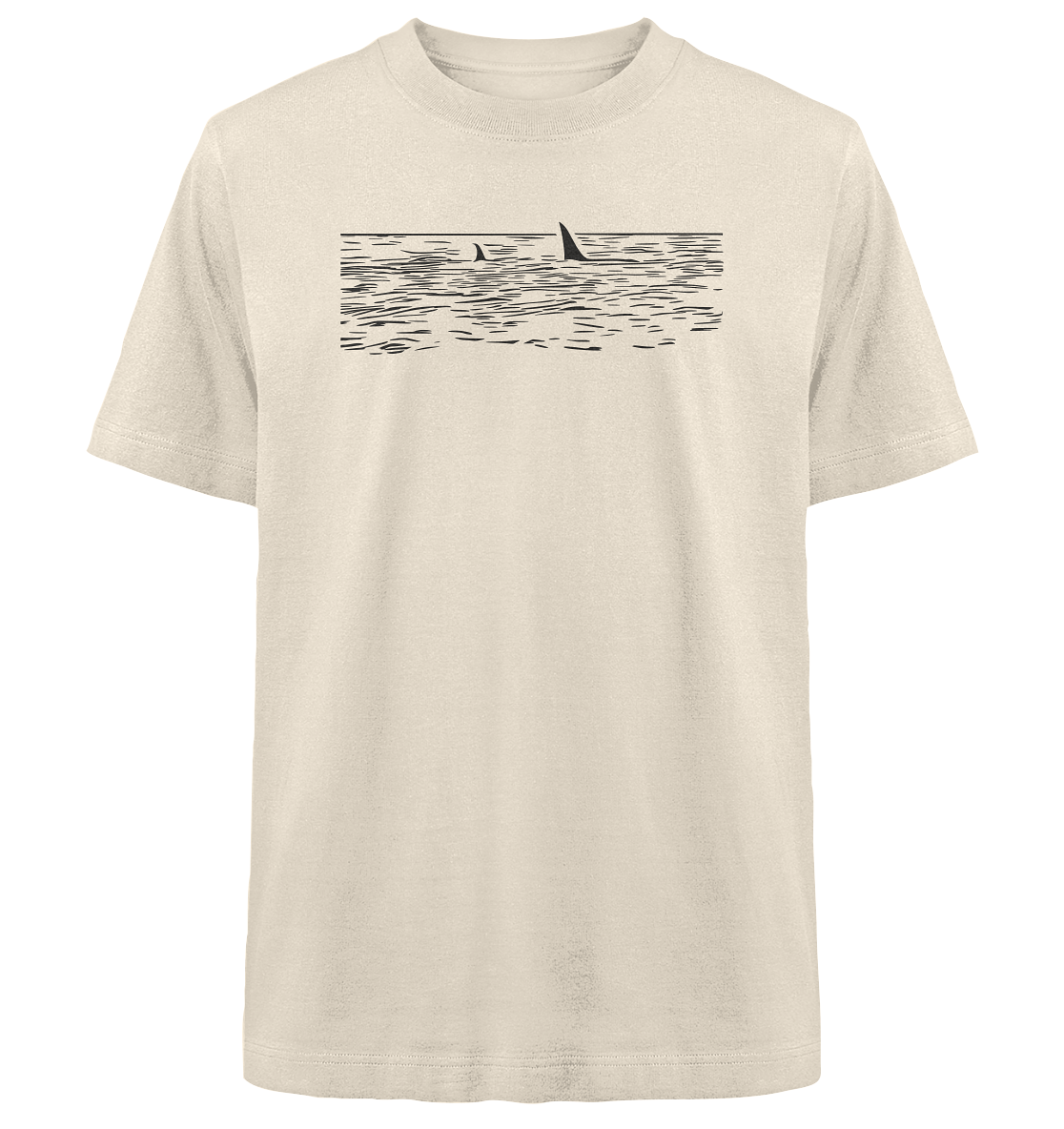 alohema "Ein orca kommt selten allein" - Heavy Oversized Organic Shirt