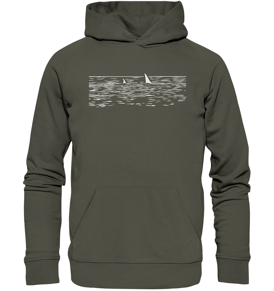 alohema "Ein orca kommt selten allein" - Organic Hoodie