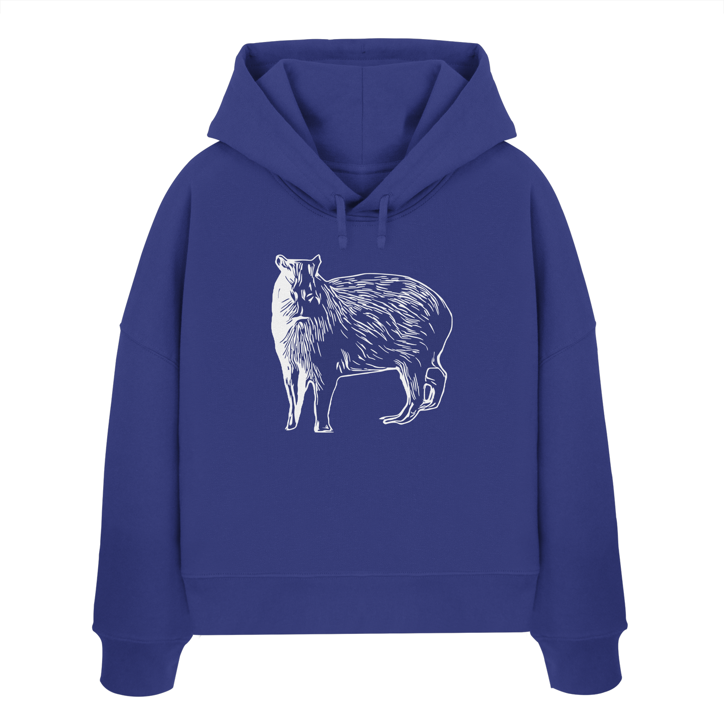 Cabybara - Womens Organic Boxcut Hoodie
