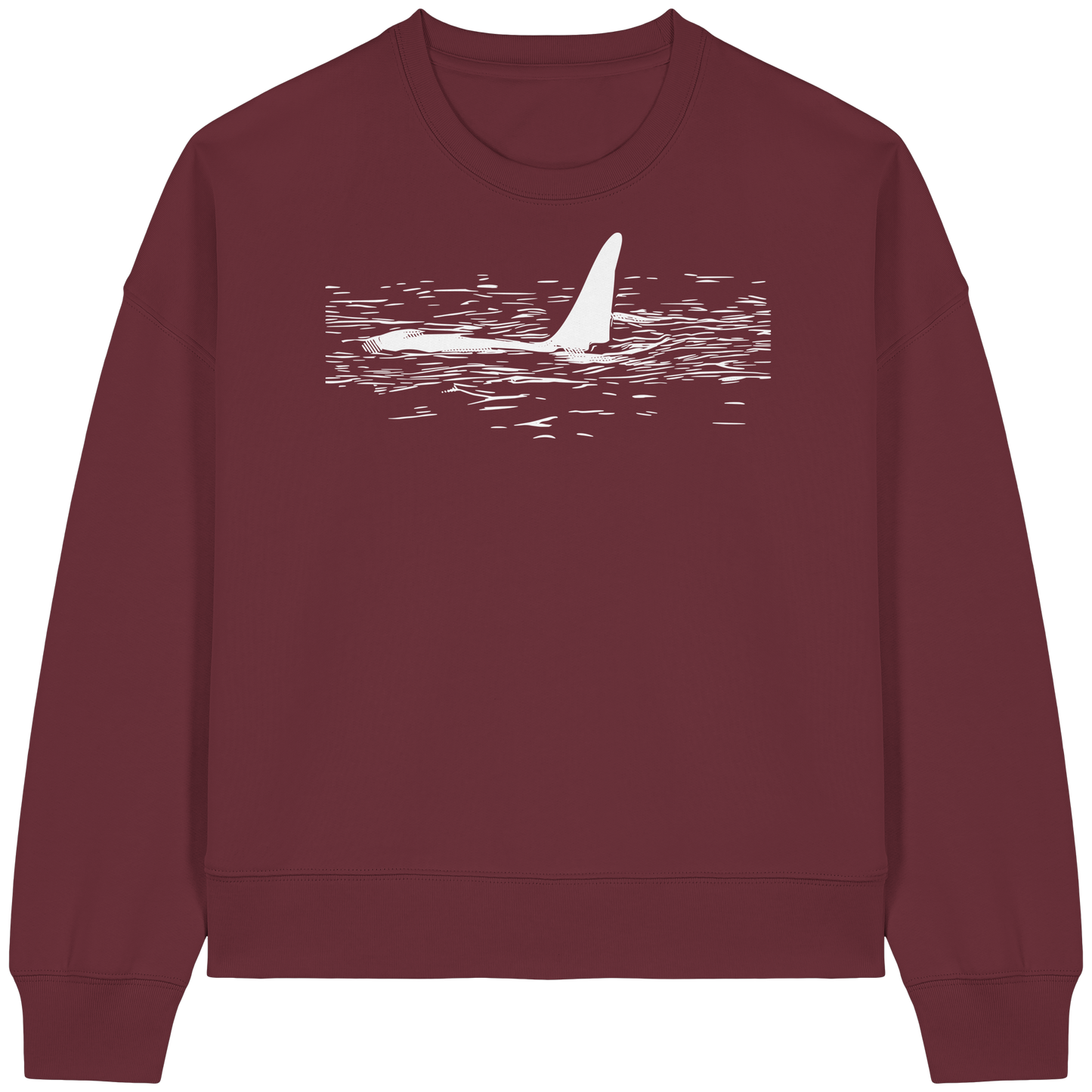 alohema "Orca" - Womens Organic Boxcut Sweatshirt