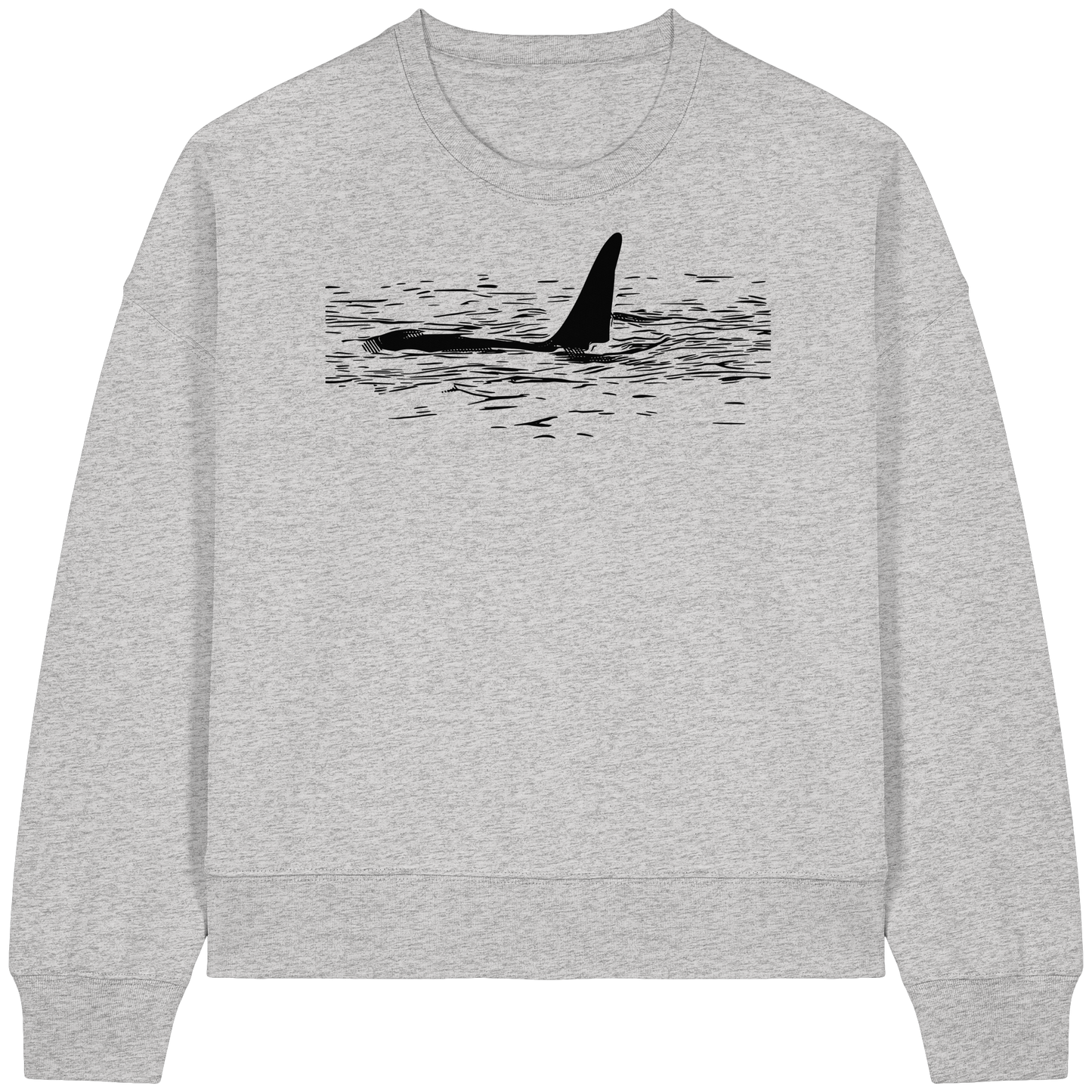 alohema "Orca" - Womens Organic Boxcut Sweatshirt