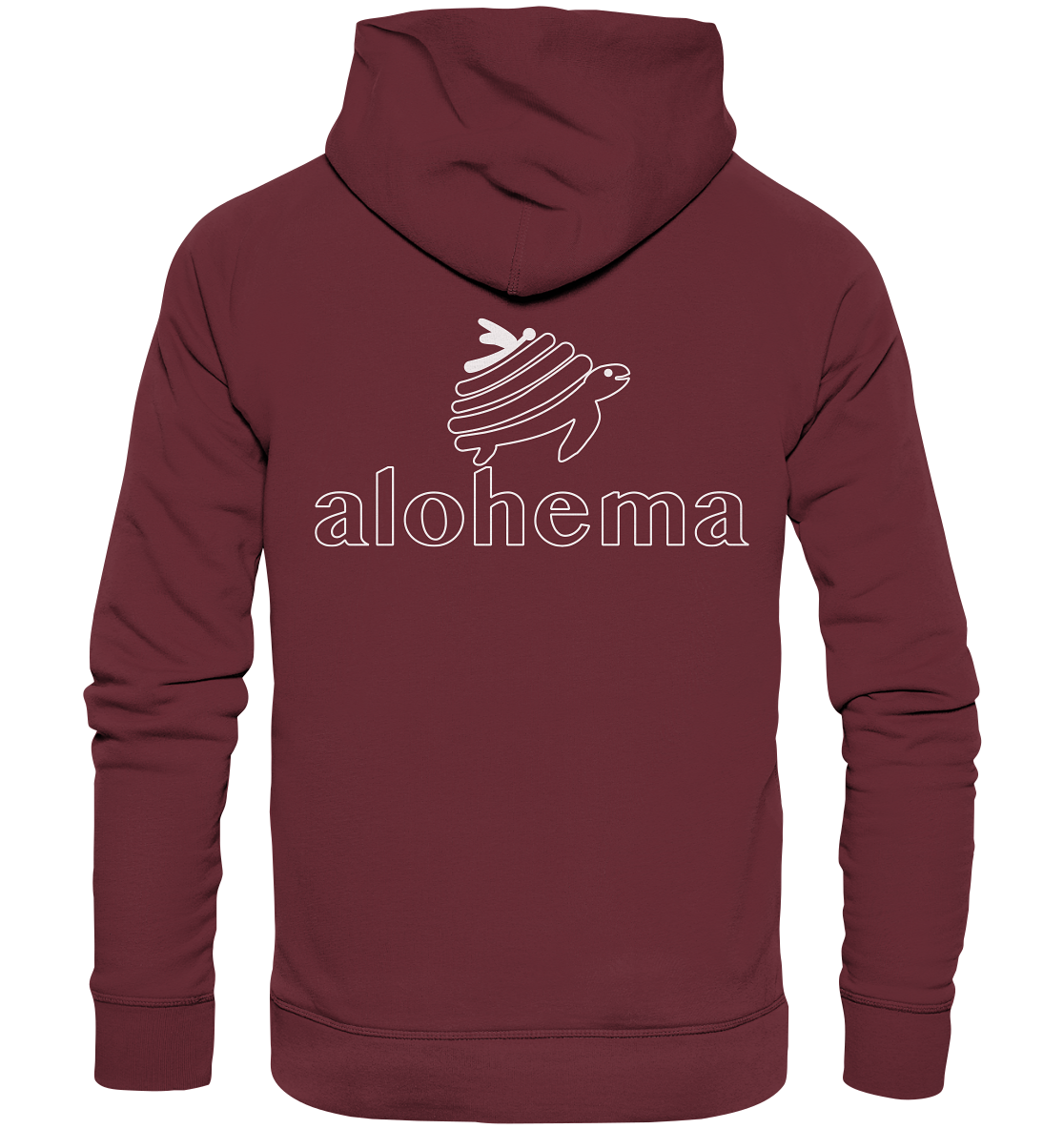 alohema "Doppelt hält besser" Kollektion - Organic Hoodie