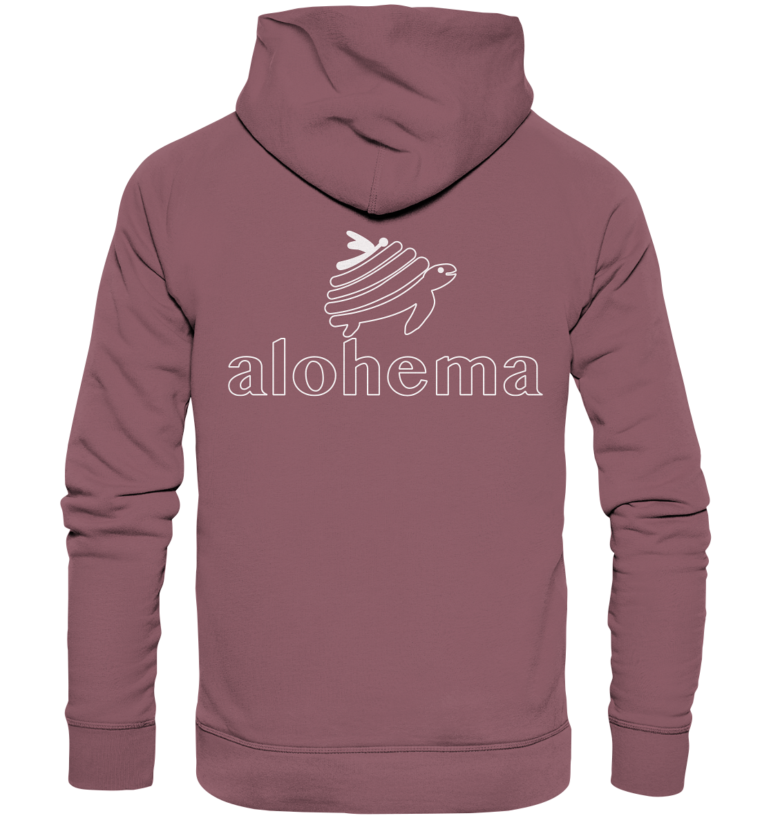 alohema "Doppelt hält besser" Kollektion - Organic Hoodie