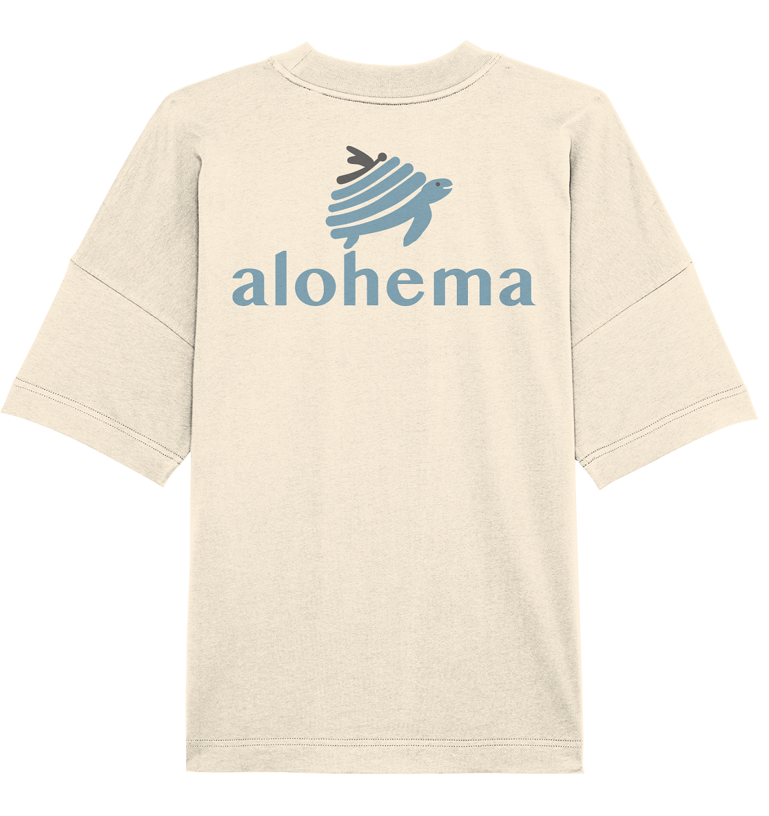 alohema "Doppelt hält besser" Kollektion - Organic Oversize Shirt