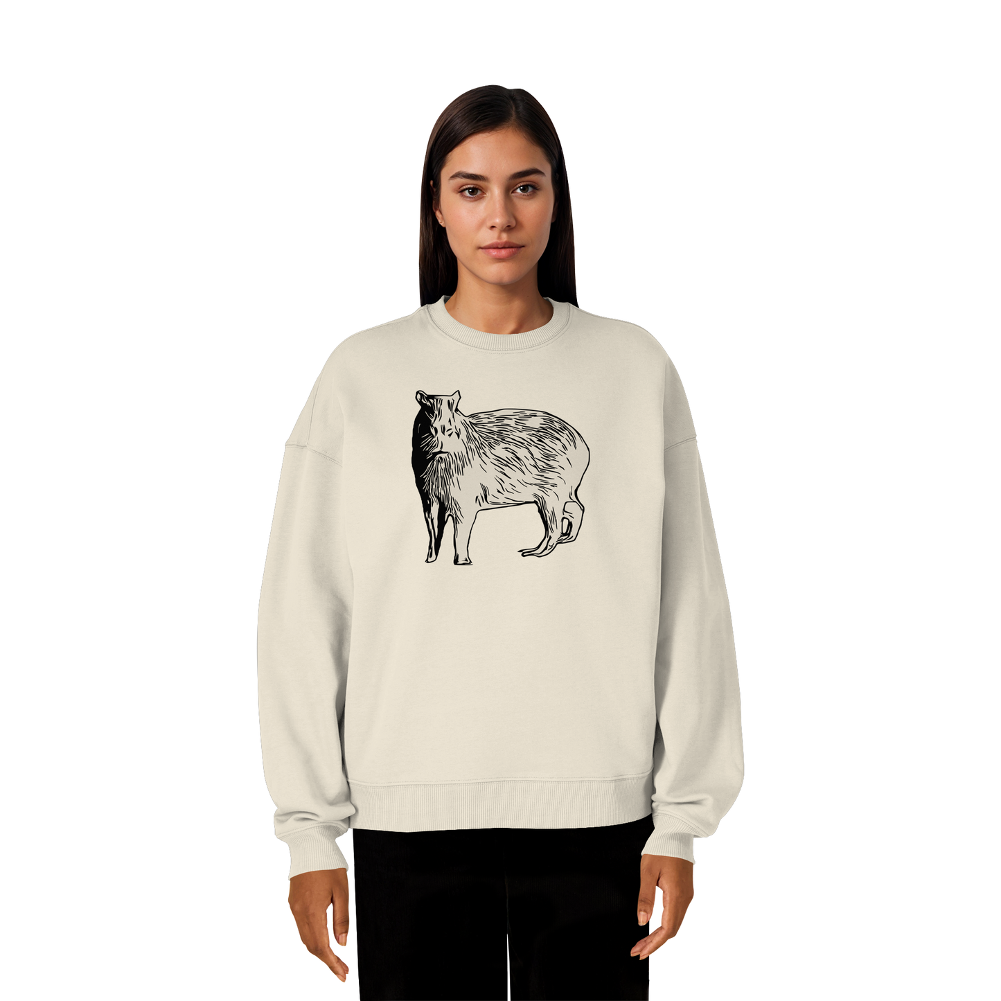 Capybara - Organic Oversize Sweatshirt