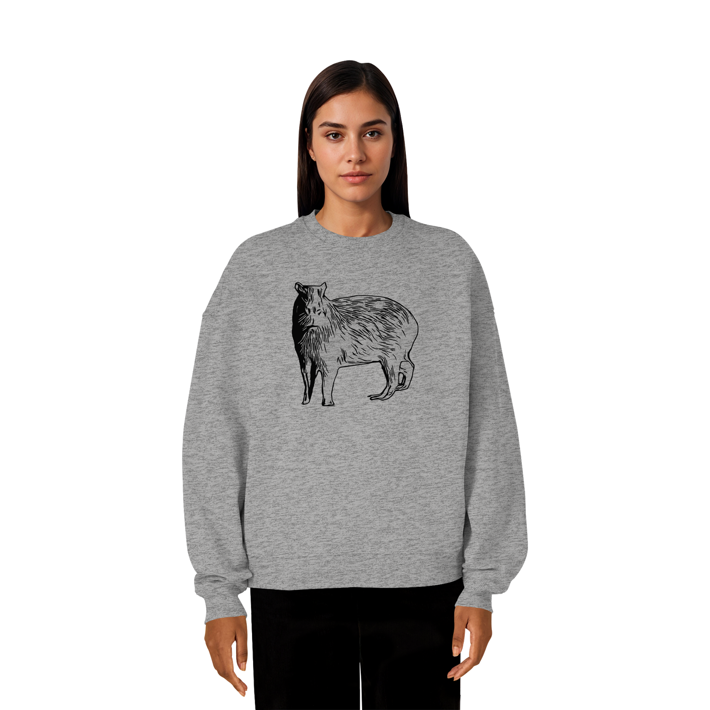 Capybara - Organic Oversize Sweatshirt