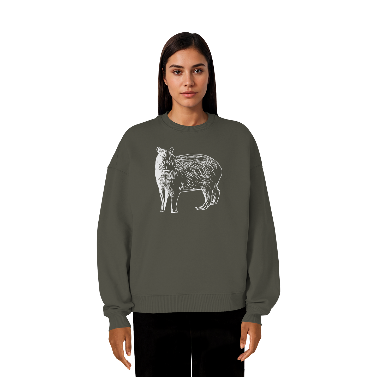 Capybara - Organic Oversize Sweatshirt