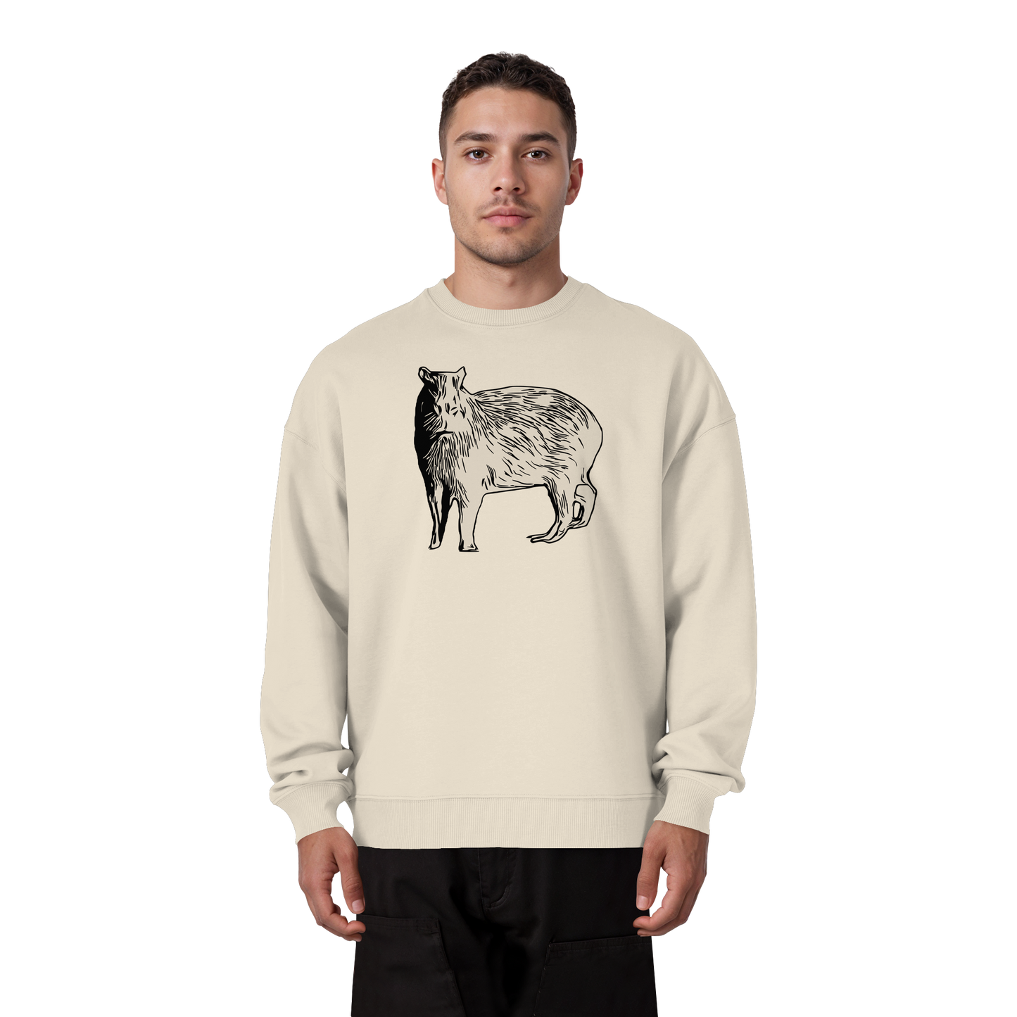 Capybara - Organic Oversize Sweatshirt