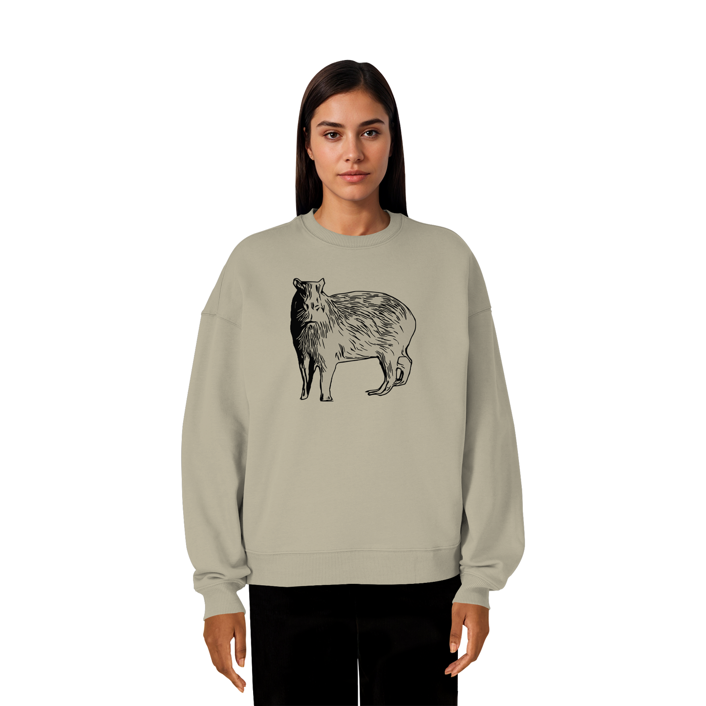 Capybara - Organic Oversize Sweatshirt
