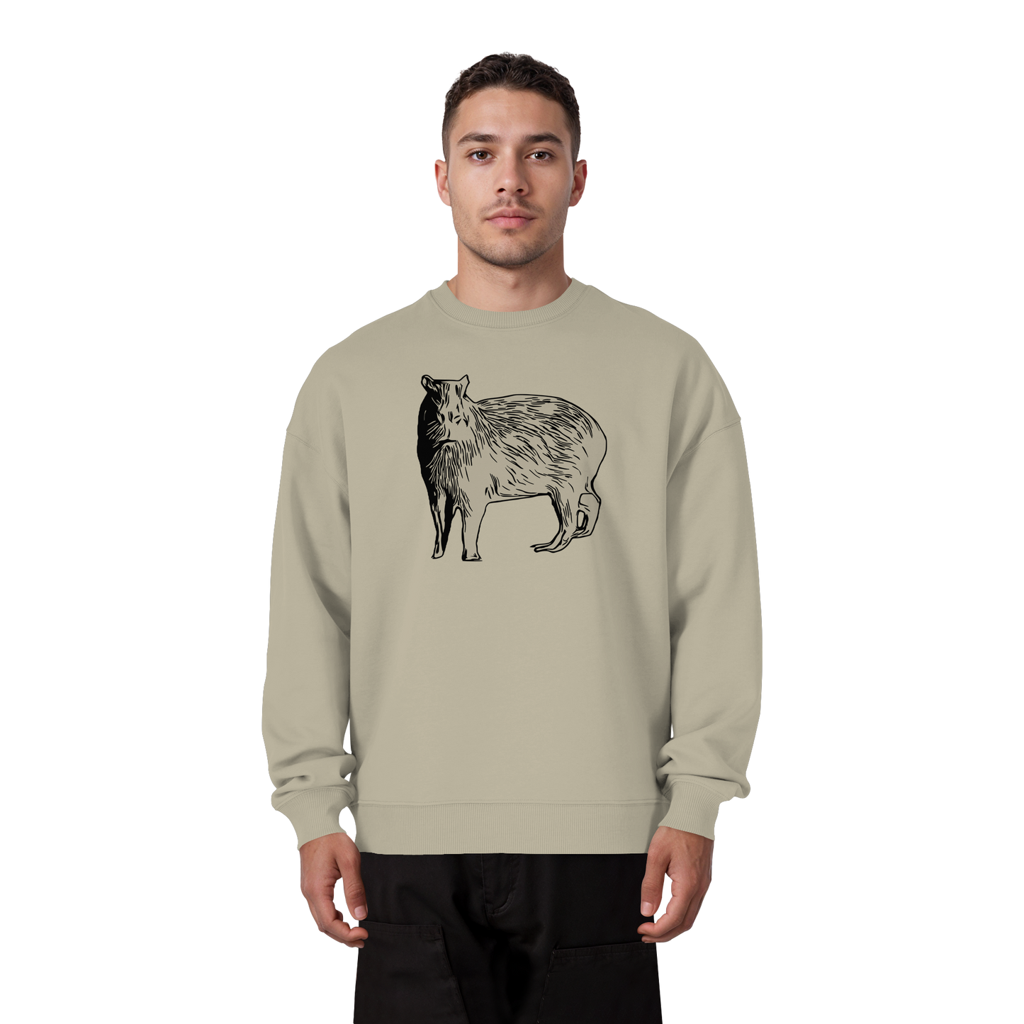 Capybara - Organic Oversize Sweatshirt